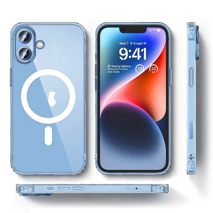 For iPhone 16 Pro ViLi MAG-C Series MagSafe Magnetic PC + TPU Phone Case - Transparent