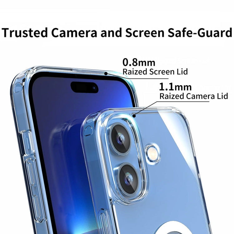 For iPhone 14 Pro ViLi MAG-C Series MagSafe Magnetic PC + TPU Phone Case - Transparent
