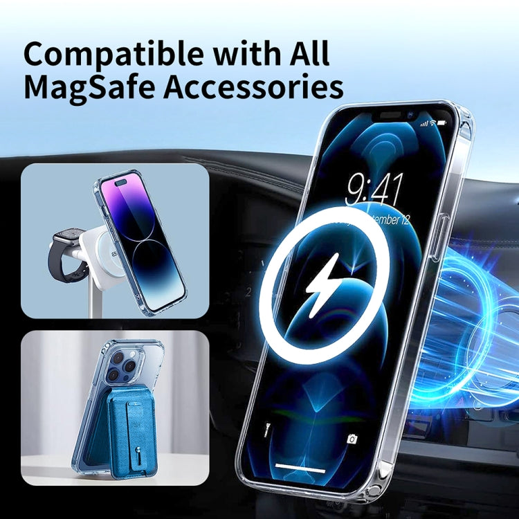 For iPhone 16 Pro ViLi MAG-C Series MagSafe Magnetic PC + TPU Phone Case - Transparent