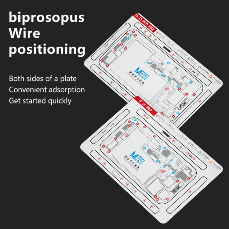 For iPhone 14 MaAnt Double-sided Screw Positioning Flexible Soft Magnetic Pad