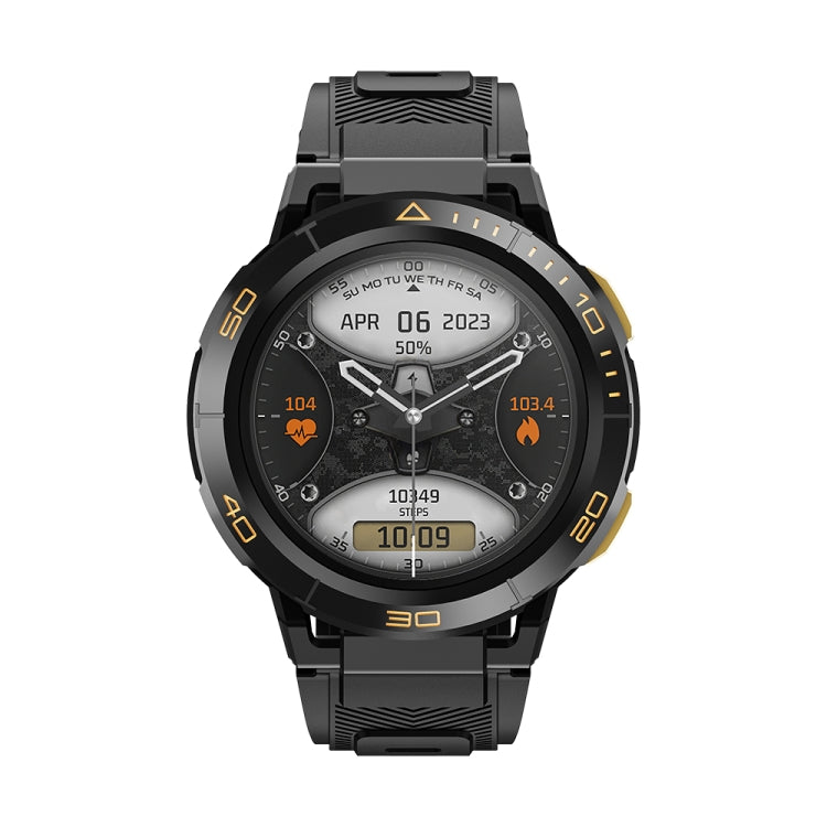 LEMFO Z1 1.43 inch AMOLED Screen Smart Watch, 4G Network Android 8.1 2GB+16GB, Eurasian Version - Black