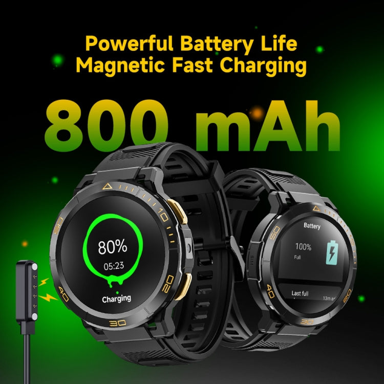 LEMFO Z1 1.43 inch AMOLED Screen Smart Watch, 4G Network Android 8.1 2GB+16GB, Eurasian Version - Black