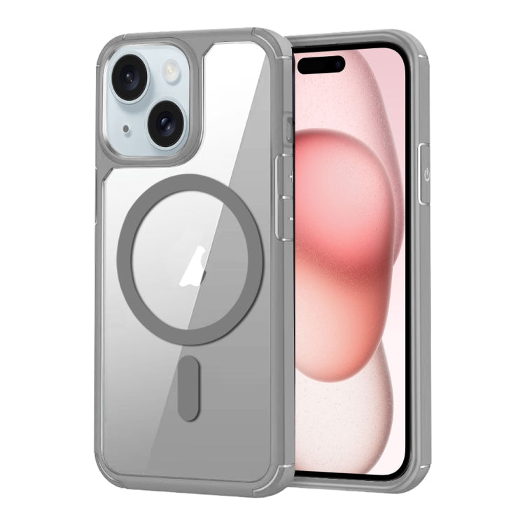 For iPhone 15 MagSafe Acrylic Hybrid TPU Phone Case