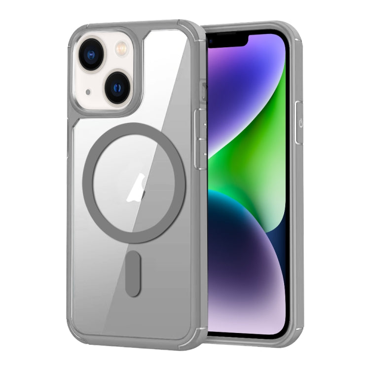 For iPhone 14 Plus MagSafe Acrylic Hybrid TPU Phone Case