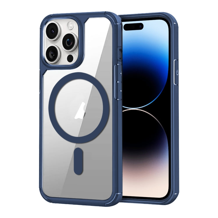 For iPhone 14 Pro MagSafe Acrylic Hybrid TPU Phone Case