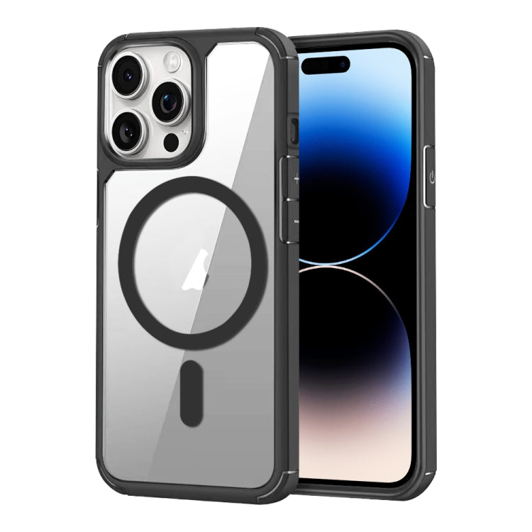 For iPhone 14 Pro MagSafe Acrylic Hybrid TPU Phone Case
