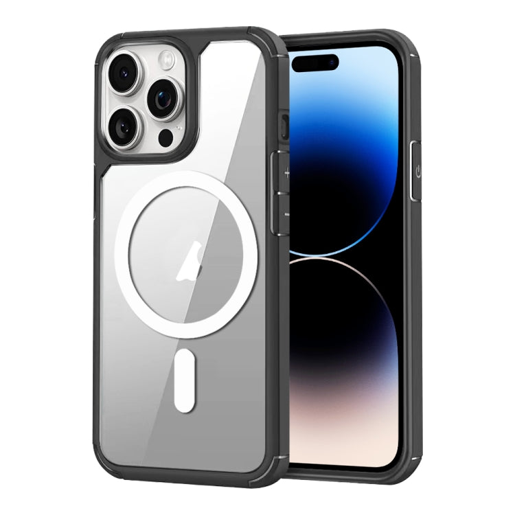 For iPhone 14 Pro MagSafe Acrylic Hybrid TPU Phone Case