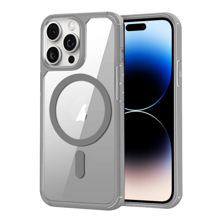 For iPhone 14 Pro MagSafe Acrylic Hybrid TPU Phone Case