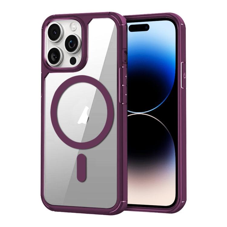 For iPhone 14 Pro MagSafe Acrylic Hybrid TPU Phone Case