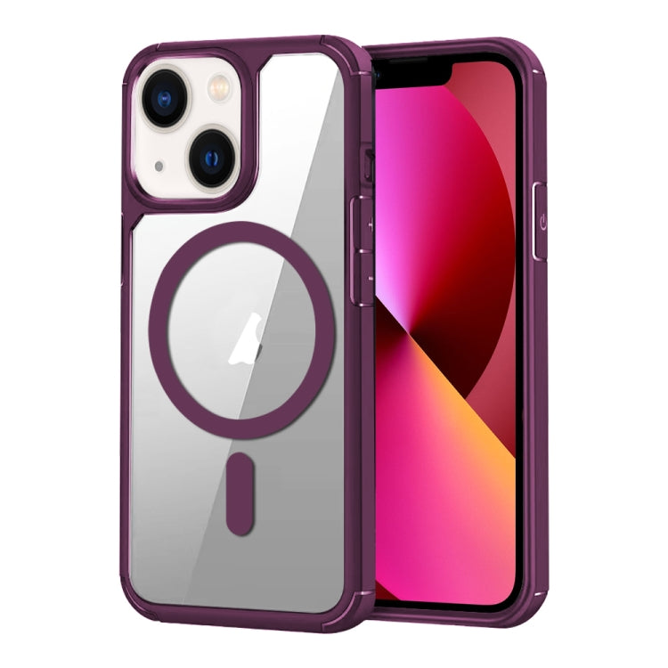 For iPhone 13 MagSafe Acrylic Hybrid TPU Phone Case