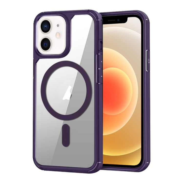 For iPhone 12 MagSafe Acrylic Hybrid TPU Phone Case