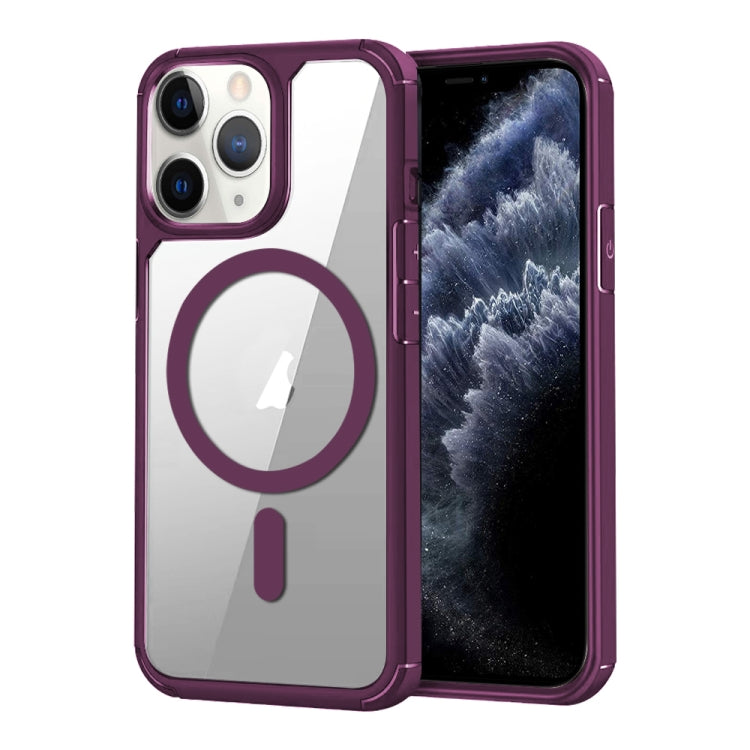 For iPhone 11 Pro Max MagSafe Acrylic Hybrid TPU Phone Case