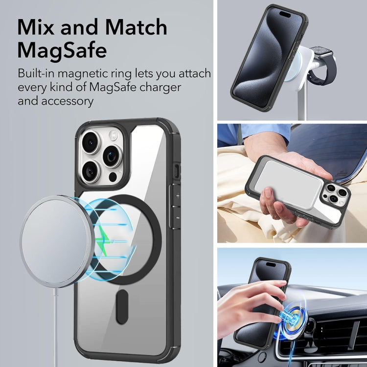 For iPhone 15 Pro Max MagSafe Acrylic Hybrid TPU Phone Case