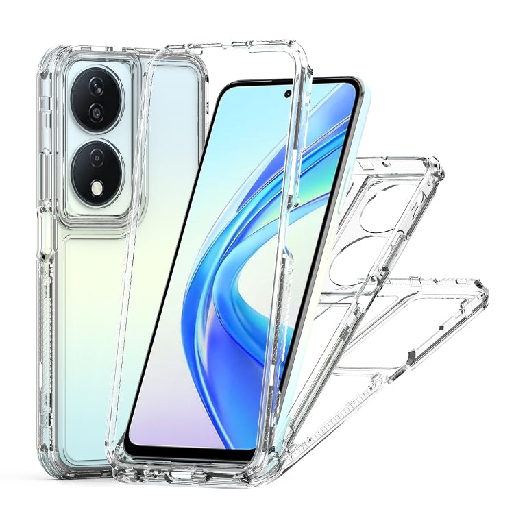 For Honor X7b Acrylic Transparent Phone Case