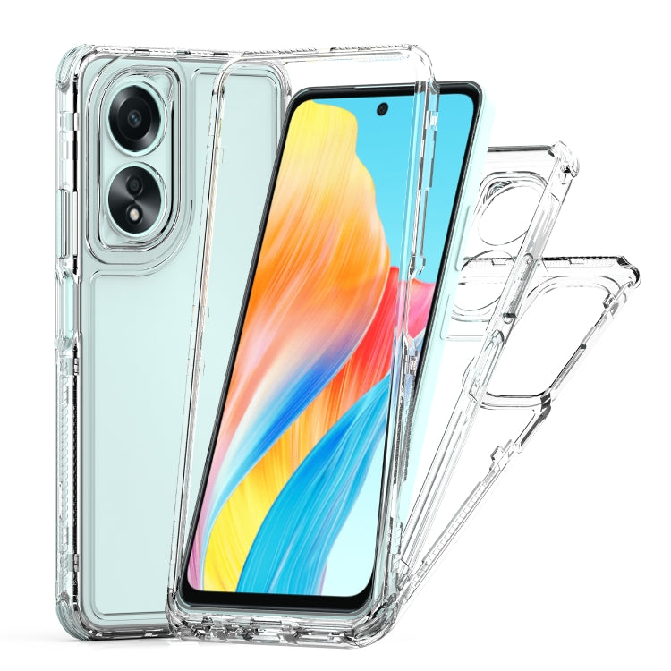 For OPPO A58 4G Acrylic Transparent Phone Case