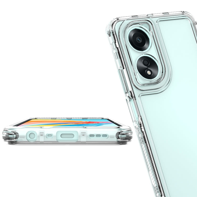 For OPPO A58 4G Acrylic Transparent Phone Case