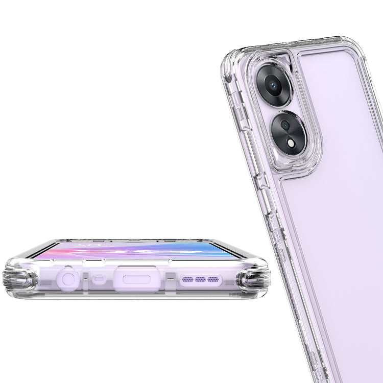 For OPPO A78 5G Acrylic Transparent Phone Case