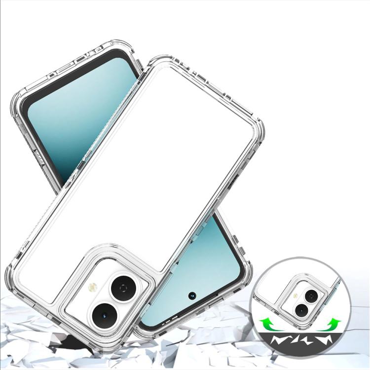 For Tecno Pop 10 4G Acrylic Transparent Phone Case