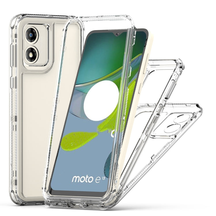 For Motorola Moto E13 Acrylic Transparent Phone Case