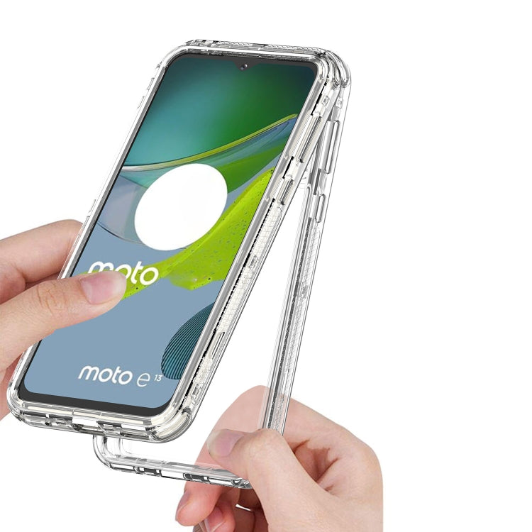 For Motorola Moto E13 Acrylic Transparent Phone Case