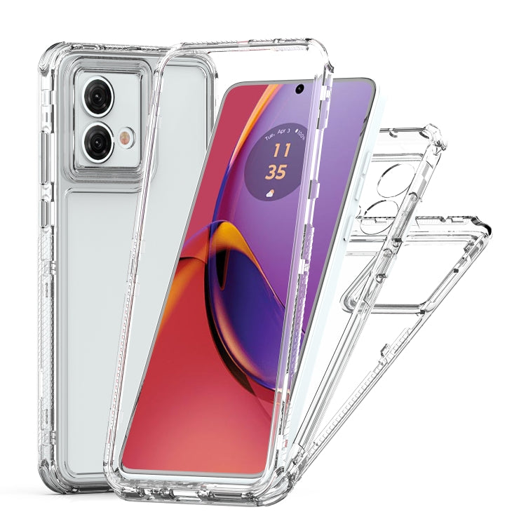For Motorola Moto G84 5G Acrylic Transparent Phone Case
