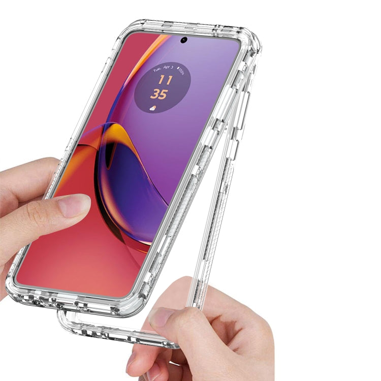 For Motorola Moto G84 5G Acrylic Transparent Phone Case