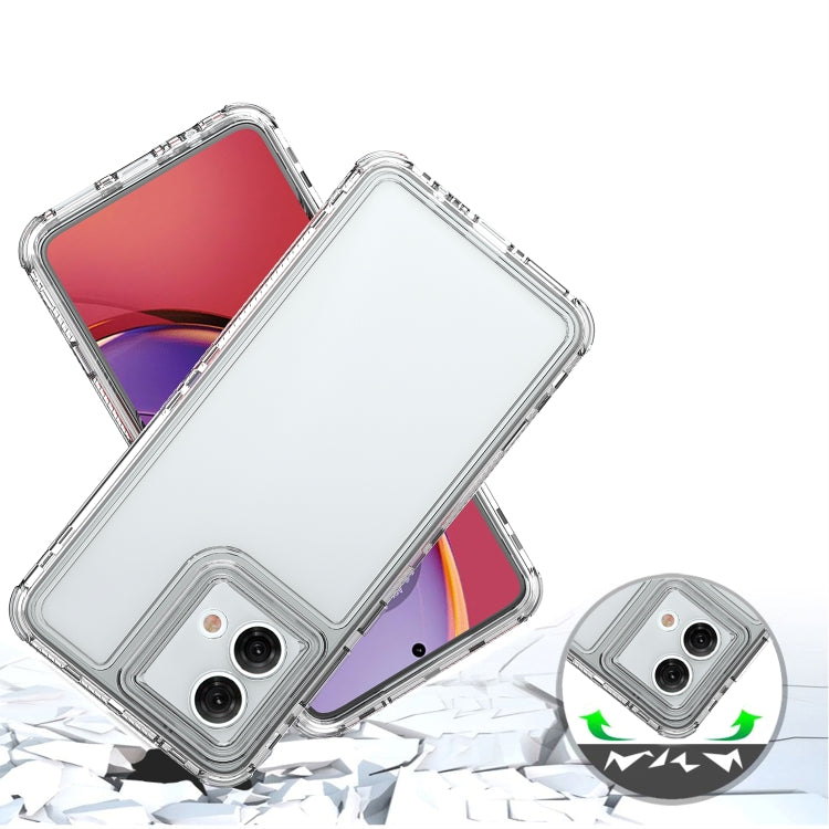 For Motorola Moto G84 5G Acrylic Transparent Phone Case