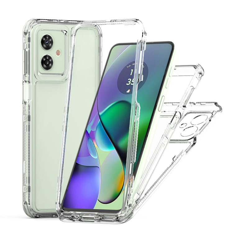 For Motorola Moto G54 5G Acrylic Transparent Phone Case