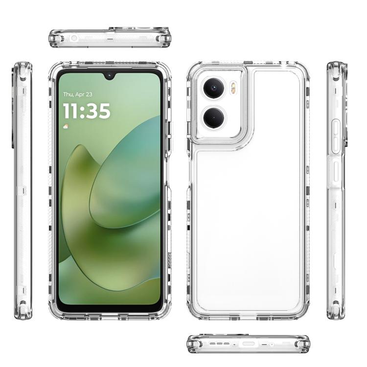 For Motorola Moto G06 4G Acrylic Transparent Phone Case