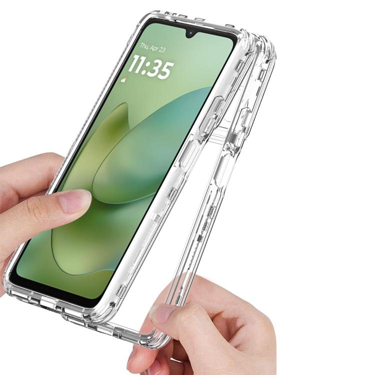 For Motorola Moto G06 4G Acrylic Transparent Phone Case