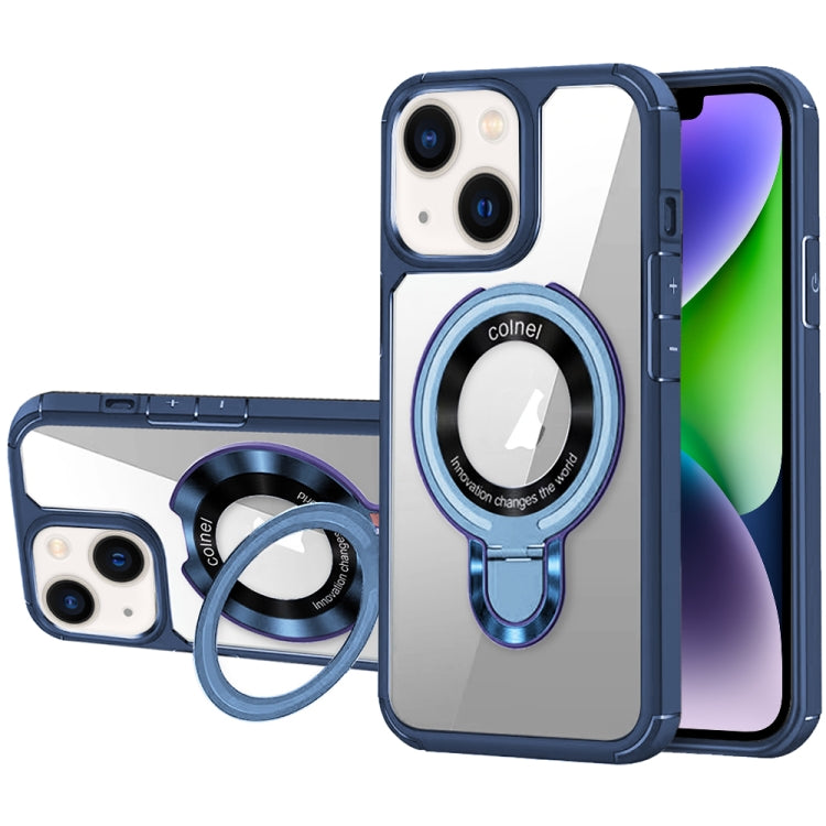 For iPhone 14 MagSafe Acrylic Hybrid TPU Phone Case with Holder