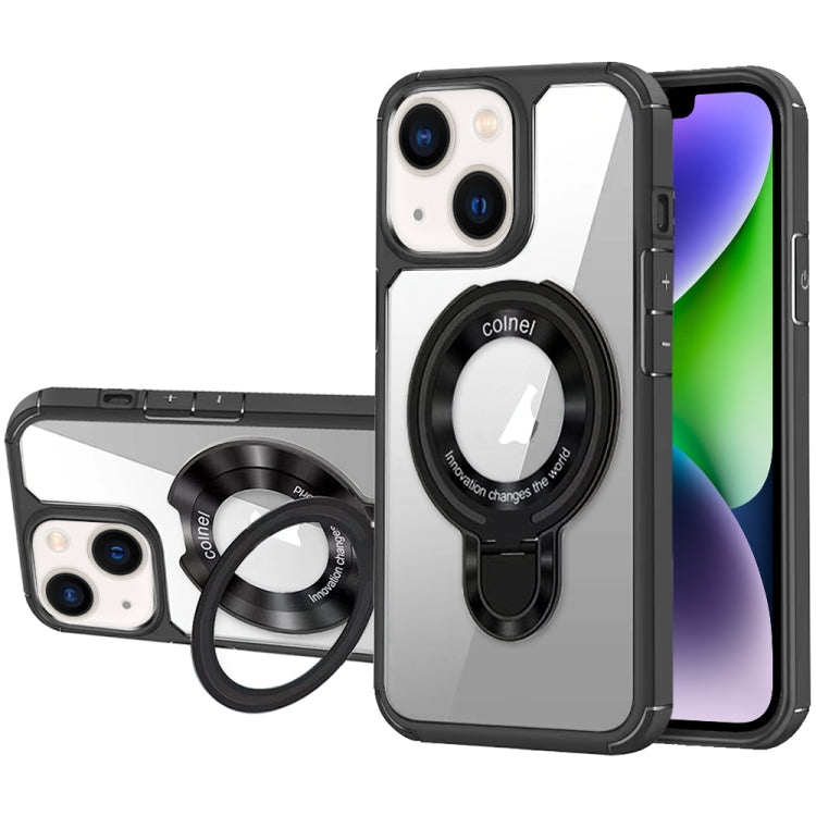 For iPhone 14 MagSafe Acrylic Hybrid TPU Phone Case with Holder