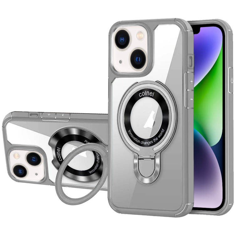 For iPhone 14 MagSafe Acrylic Hybrid TPU Phone Case with Holder