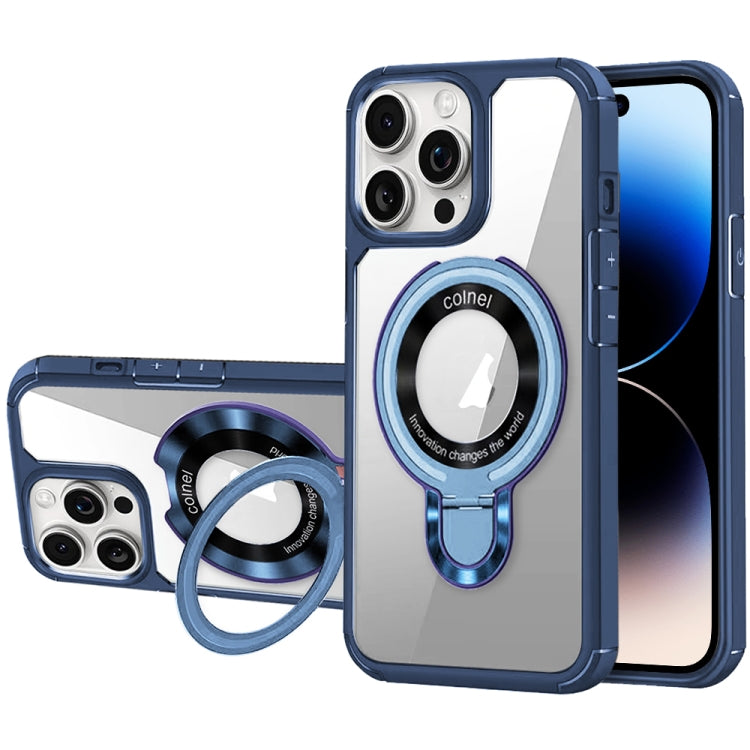 For iPhone 14 Pro MagSafe Acrylic Hybrid TPU Phone Case with Holder