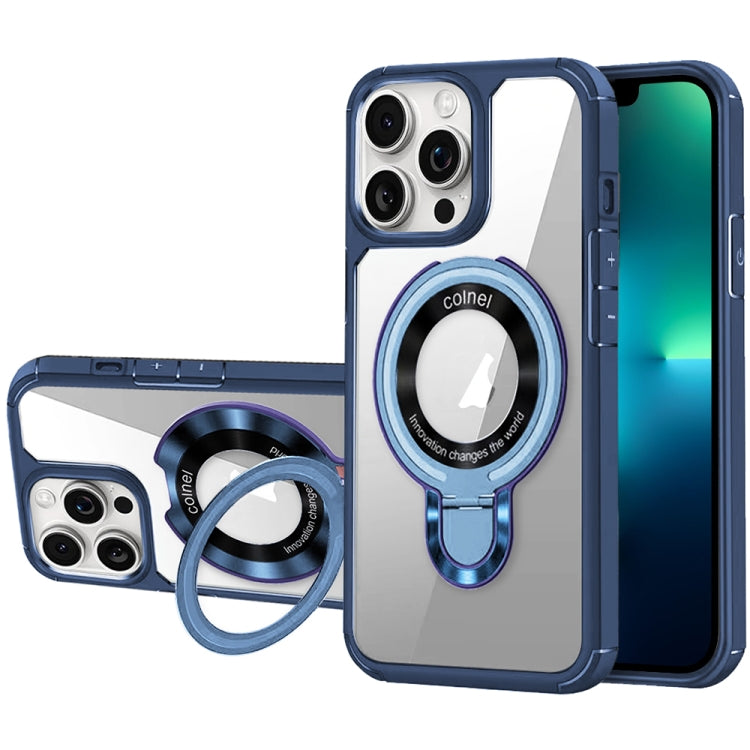For iPhone 13 Pro Max MagSafe Acrylic Hybrid TPU Phone Case with Holder