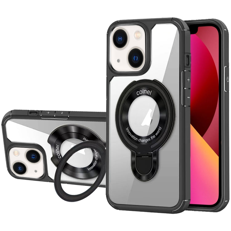 For iPhone 13 MagSafe Acrylic Hybrid TPU Phone Case with Holder