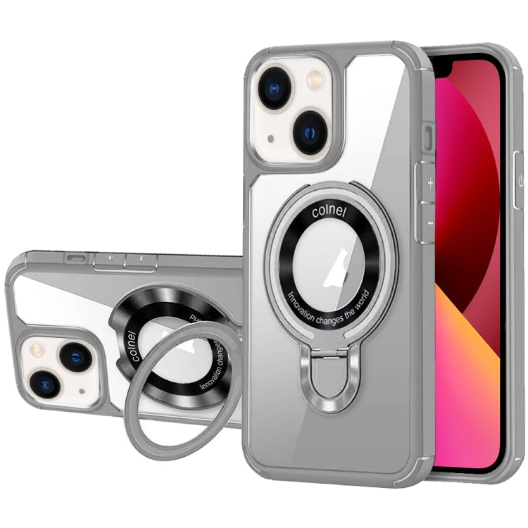 For iPhone 13 MagSafe Acrylic Hybrid TPU Phone Case with Holder