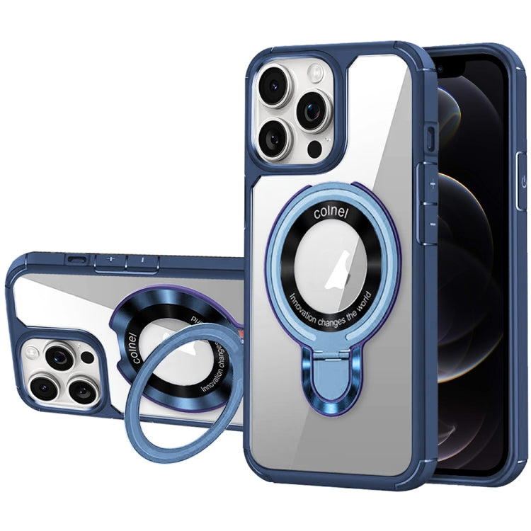 For iPhone 12 Pro MagSafe Acrylic Hybrid TPU Phone Case with Holder