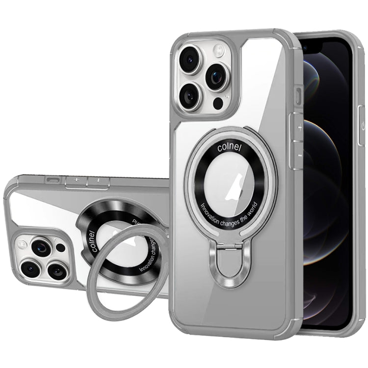 For iPhone 12 Pro MagSafe Acrylic Hybrid TPU Phone Case with Holder