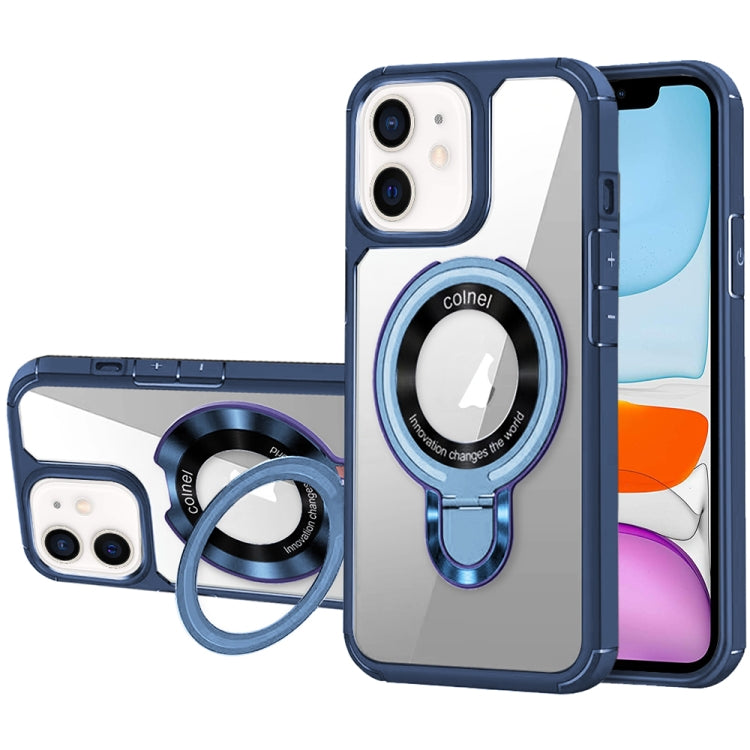 For iPhone 11 MagSafe Acrylic Hybrid TPU Phone Case with Holder