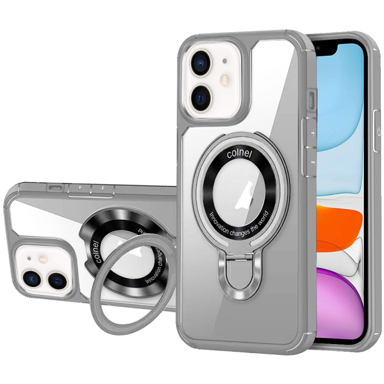 For iPhone 11 MagSafe Acrylic Hybrid TPU Phone Case with Holder