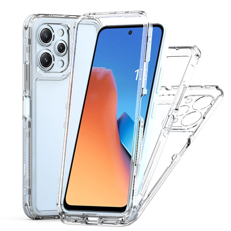 For Redmi 12 5G / 4G Acrylic Transparent Phone Case
