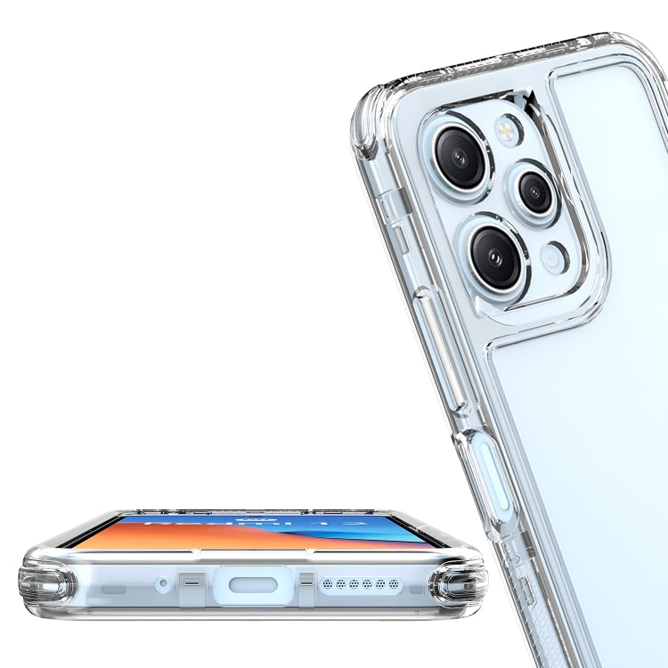 For Redmi 12 5G / 4G Acrylic Transparent Phone Case