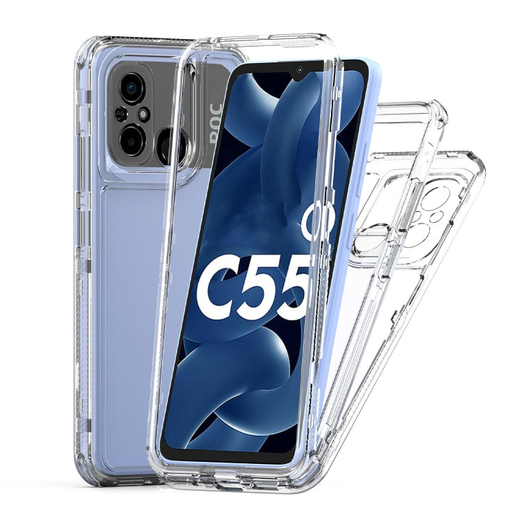 For Redmi 12C / Xiaomi Poco C55 Acrylic Transparent Phone Case