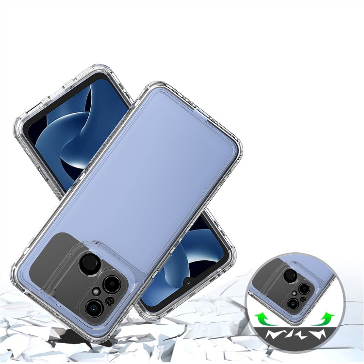 For Redmi 12C / Xiaomi Poco C55 Acrylic Transparent Phone Case