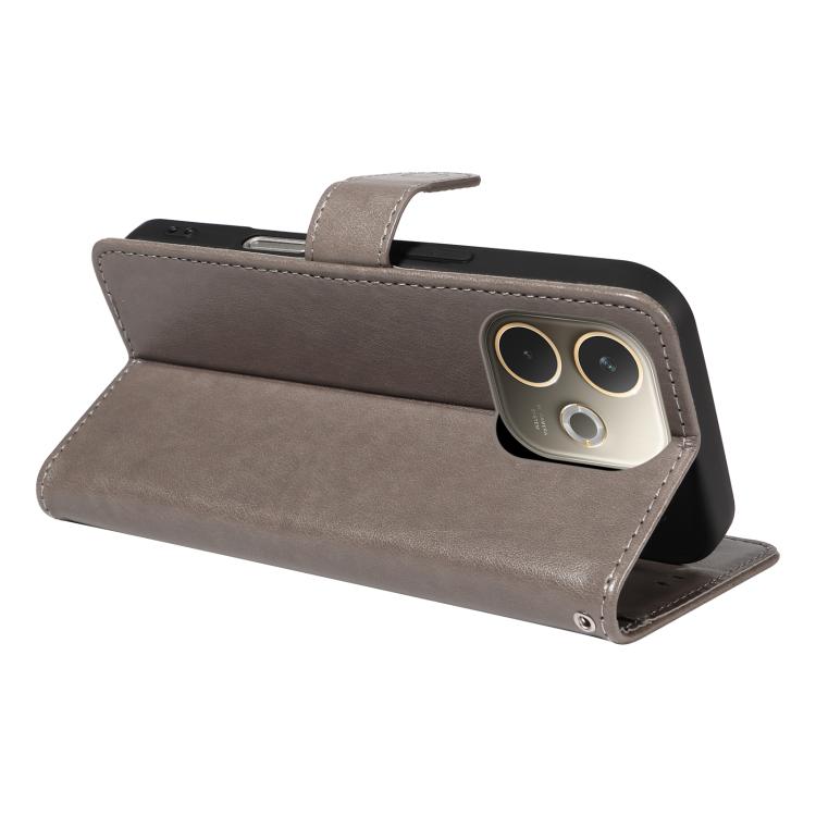 For OPPO A5 Pro 5G Global Cat and Bee Embossed Flip Leather Phone Case