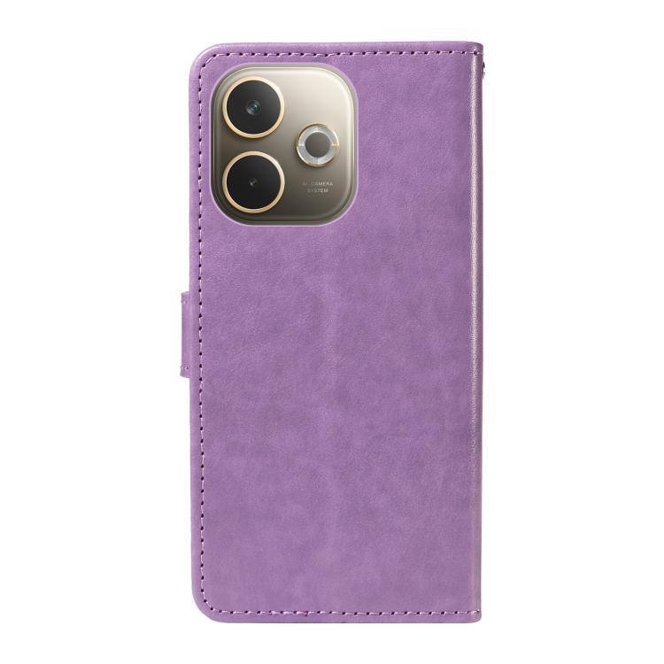 For OPPO A5 Pro 5G Global Cat and Bee Embossed Flip Leather Phone Case