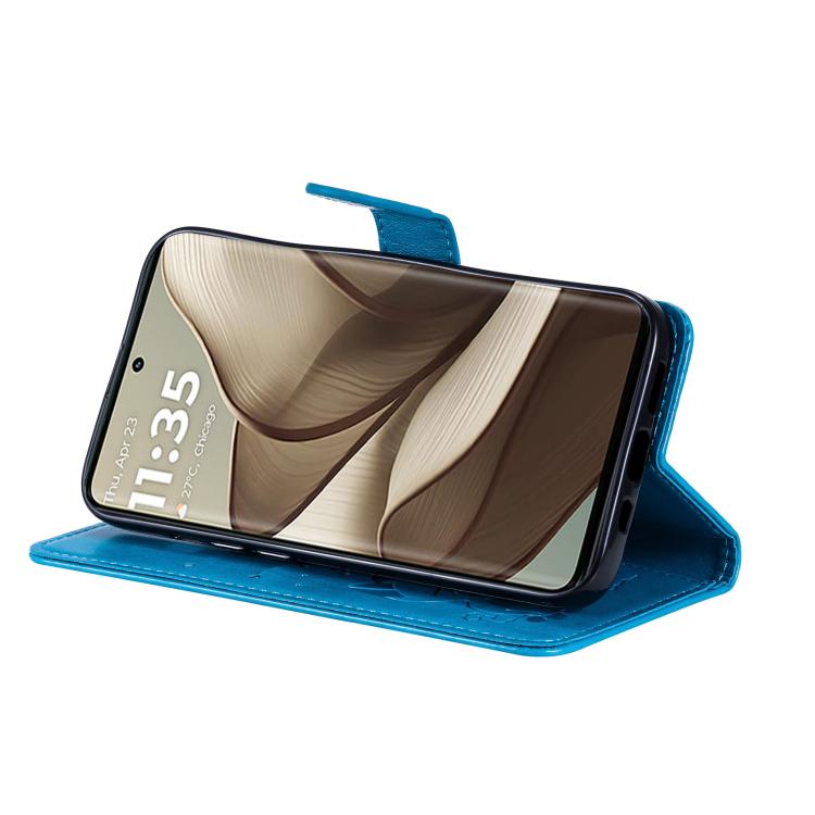 For OPPO A60 5G Global / A40 4G Global Cat and Bee Embossed Flip Leather Phone Case