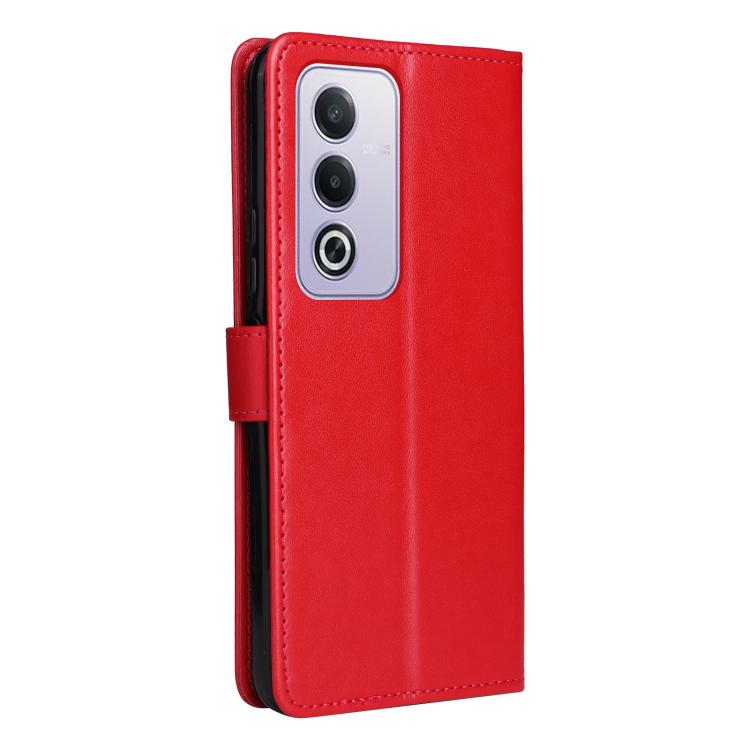 For OPPO K12X 5G Global Cat and Bee Embossed Flip Leather Phone Case