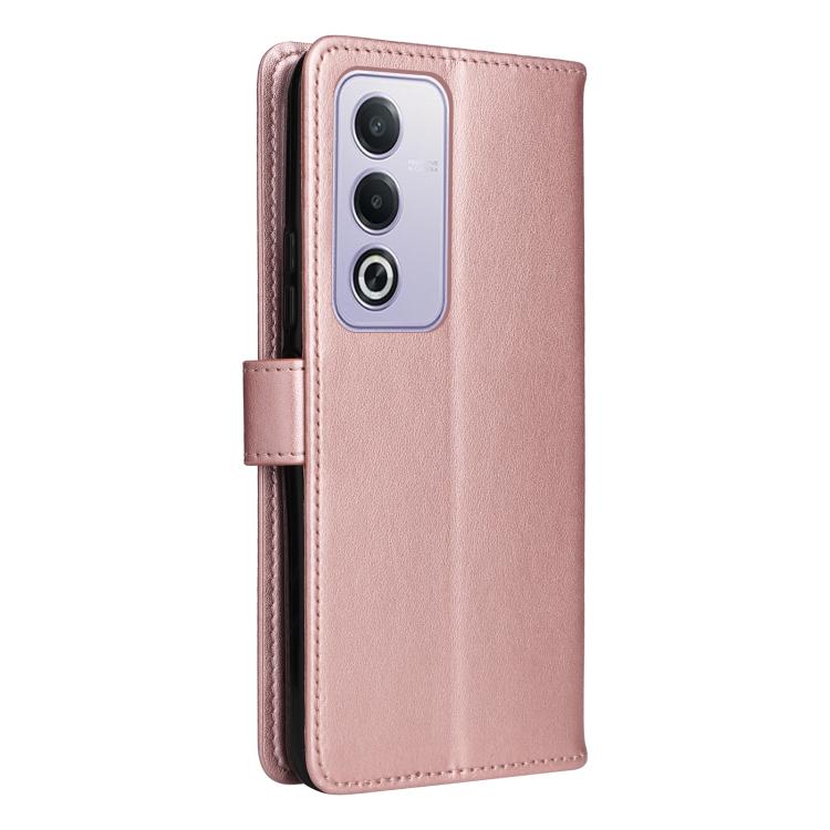 For OPPO K12X 5G Global Cat and Bee Embossed Flip Leather Phone Case